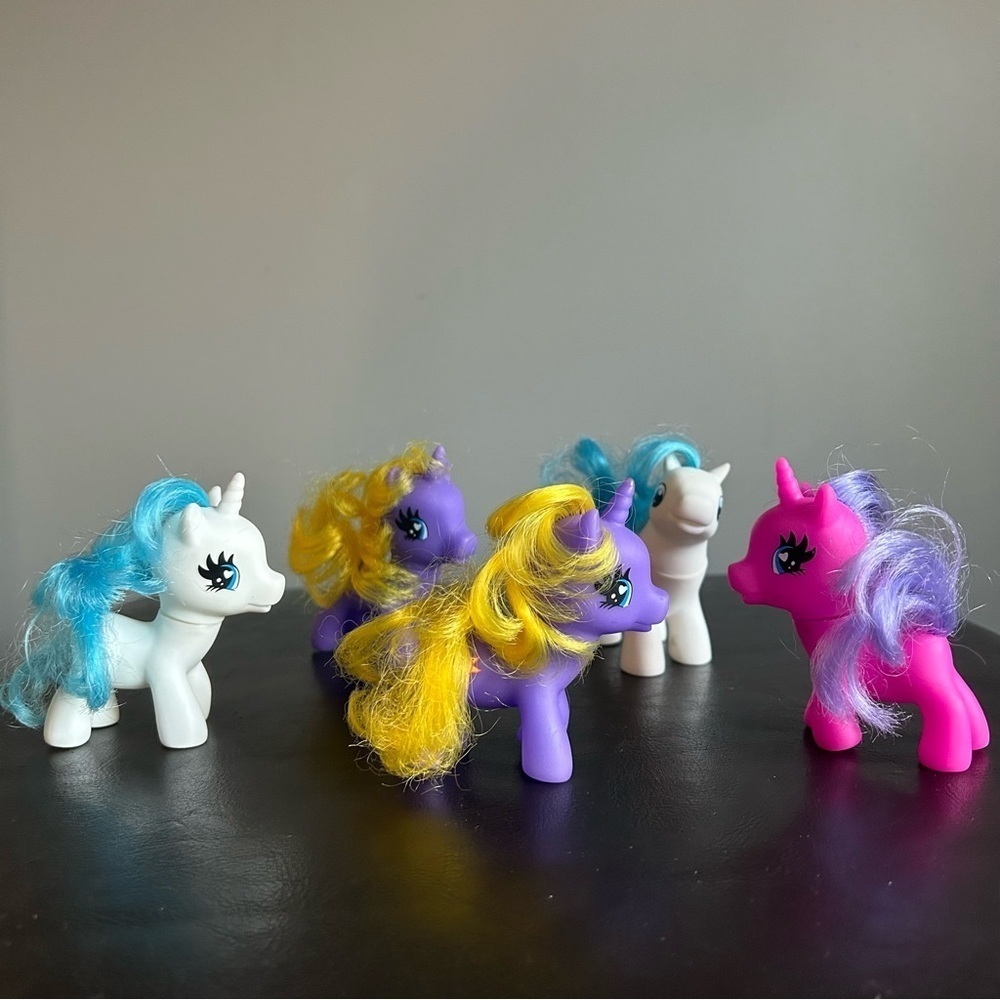 5 My Little Pony Small Unicorn Bundle Lot